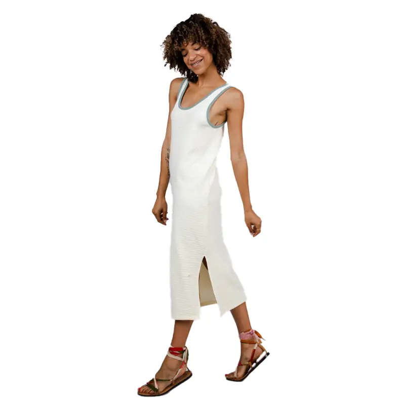 BRAVA Robe longue Jersey blanche