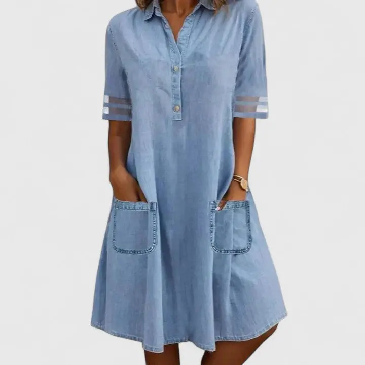 Bretagne - Robe En Jean Polyvalente