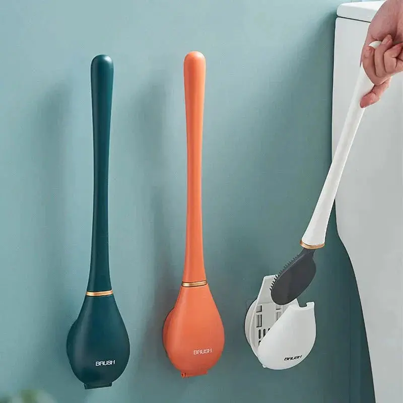Brosse WC Ergonomique avec Long Manche
