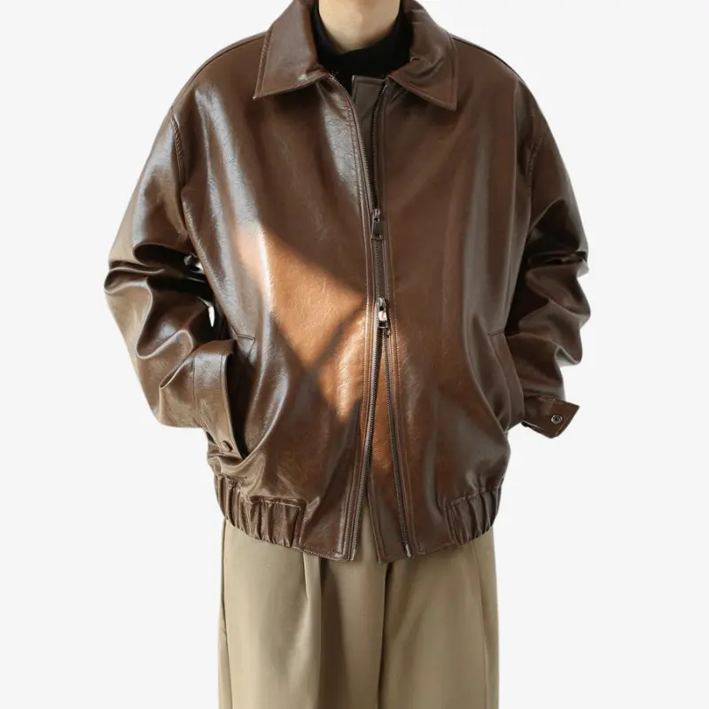 Bruce – Veste à manches longues avec poches zippées et col