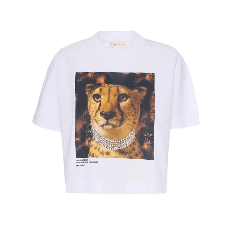 BSB T-shirt Oversize Léopard