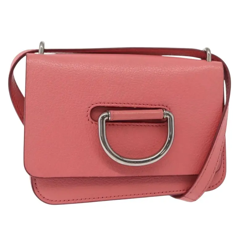 Burberry D-Ring Shoulder Bag Leather