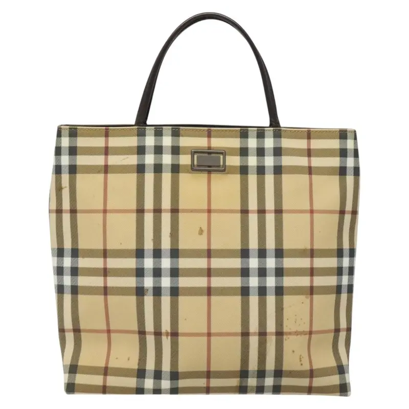 Burberry Nova Check Handbag Nova Check Canvas