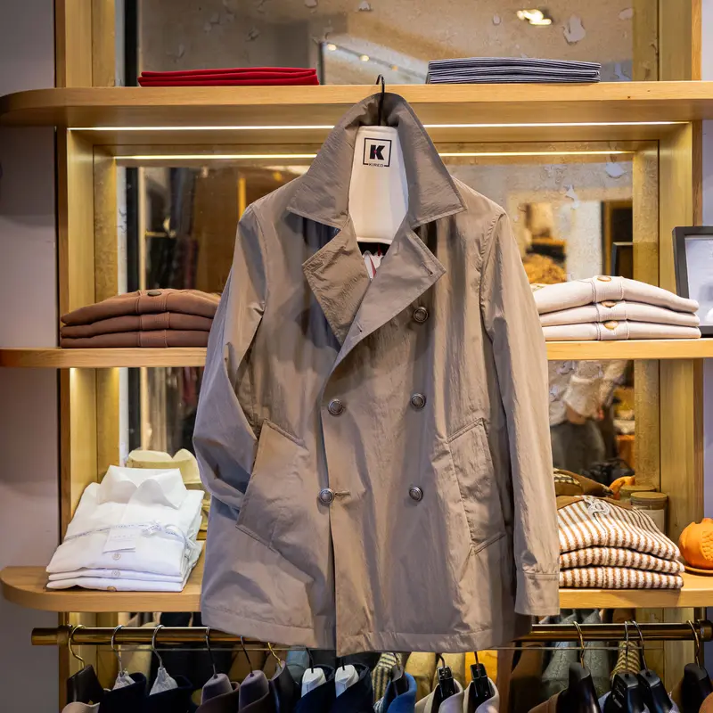 Caban technique en taupe