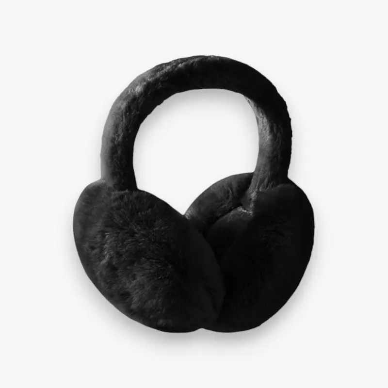 Cache-oreilles pliable en fausse fourrure