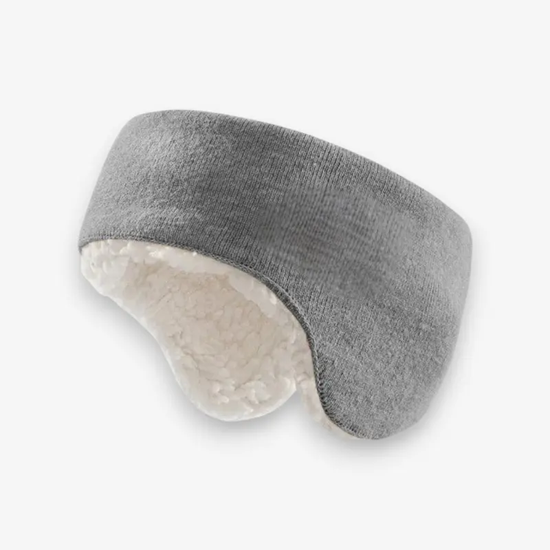 Cache-oreilles sport pour sommeil avec bandeau tricoté épaissi