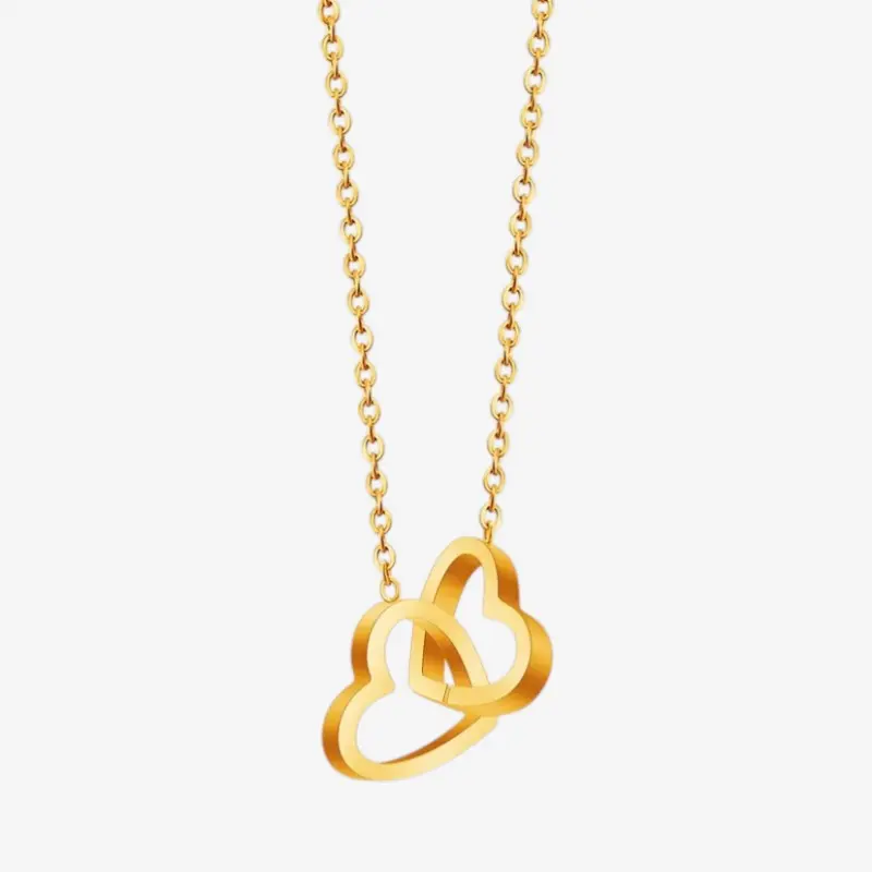 Cadeau Fête Des Mères | Boîte de roses avec collier pendentif en forme de cœur