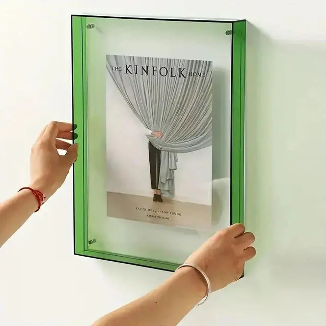 Cadre Photo en Acrylique Transparent pour Présentation Élégante