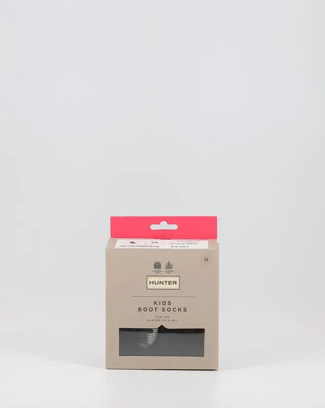 Calcetines HUNTER KIDS 6 STITCH CABLE negro