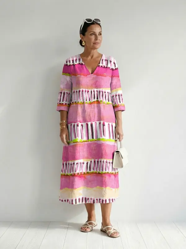 Calla - Robe Midi Décontractée