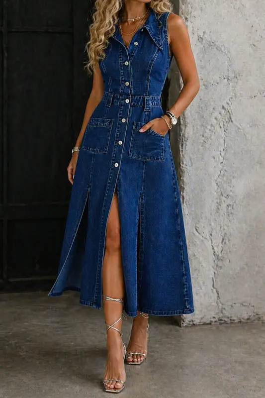 Camille - Élégante Robe à Devant Ouvert