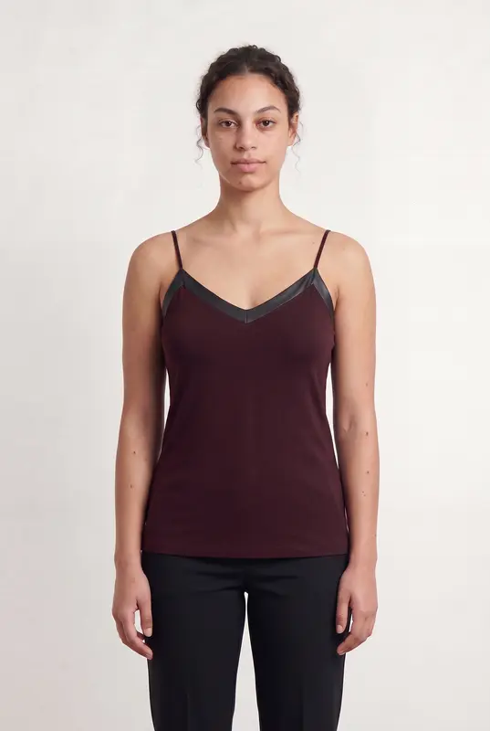Caraco Bordeaux et Noir - Taille XL/42