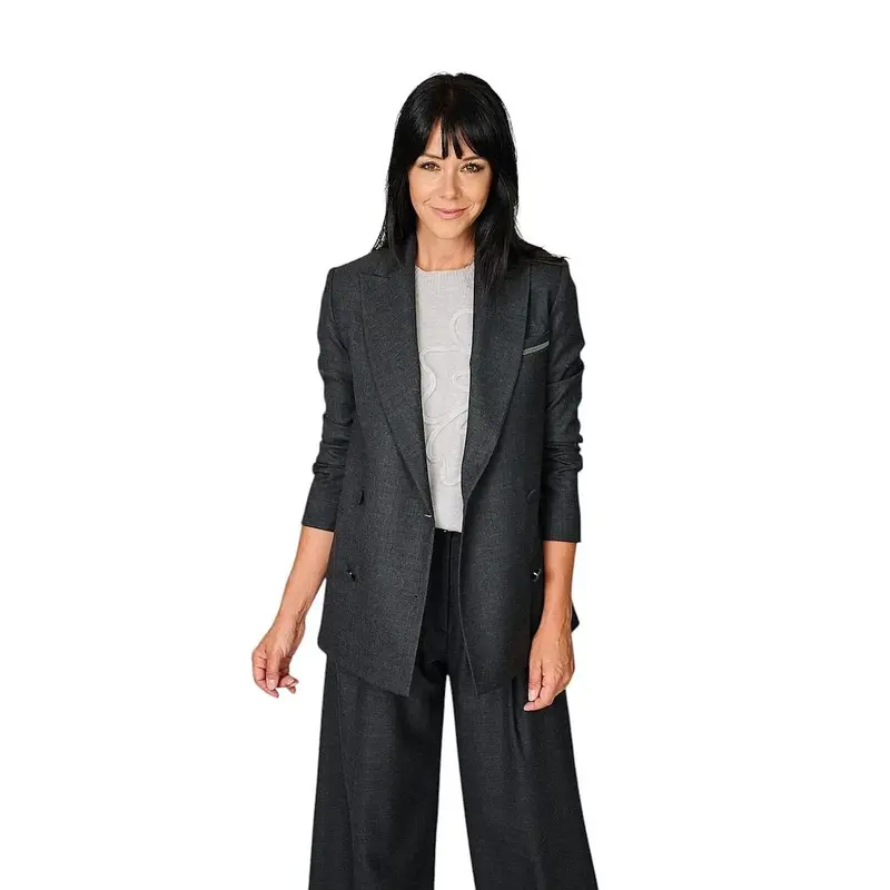 Cardigan Antonelli pour femme, anthracite, modèle Ume
