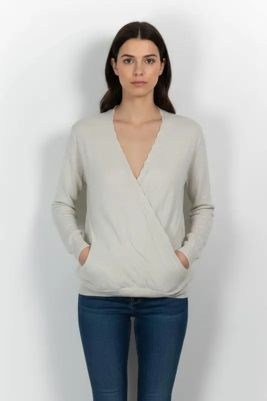 Cardigan Blanc - Taille XL/42