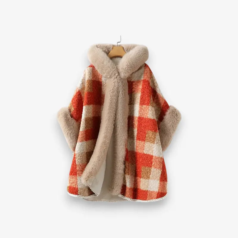 Cardigan femme à capuche coupe ample