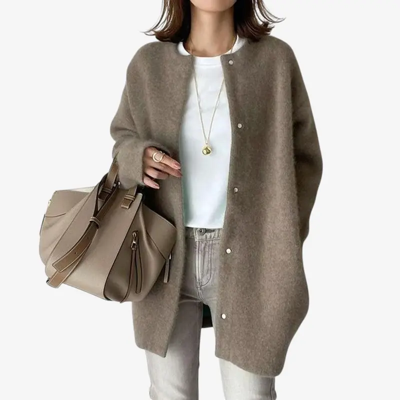 Cardigan Femme Long en Maille