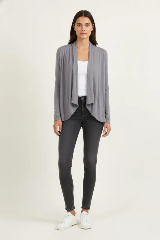 Cardigan Gris - Taille M/38