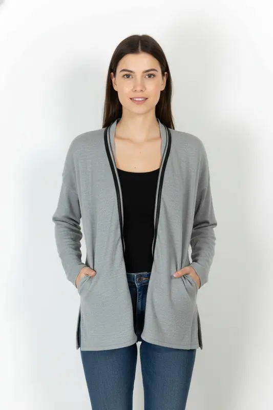 Cardigan Gris - Taille T.U.