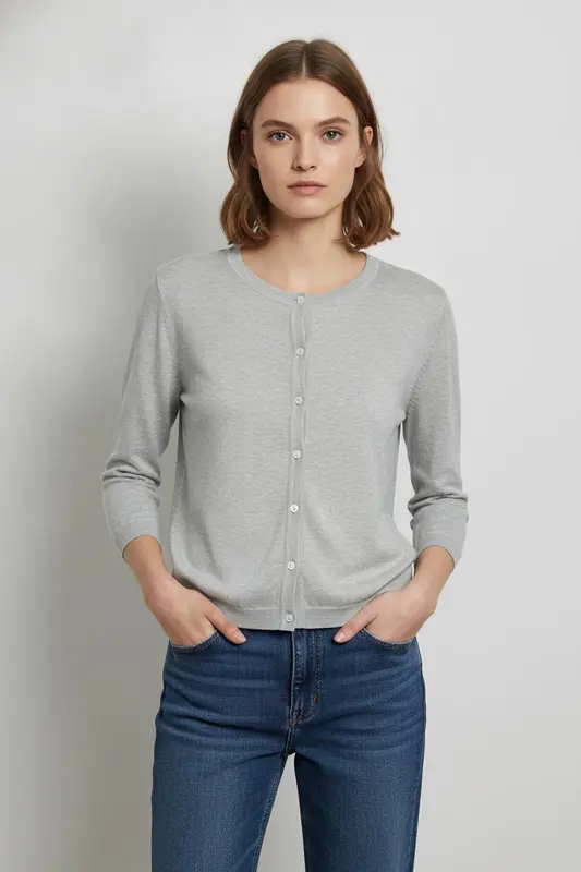 Cardigan Gris - Taille XXL/44
