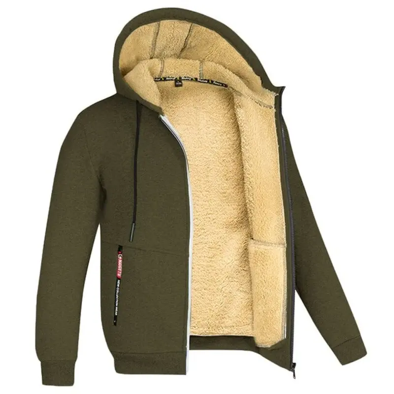 Cardigan homme en laine à capuche, douceur et chaleur