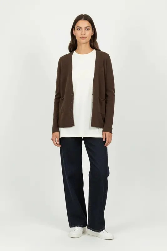 Cardigan Marron - Taille XS/34