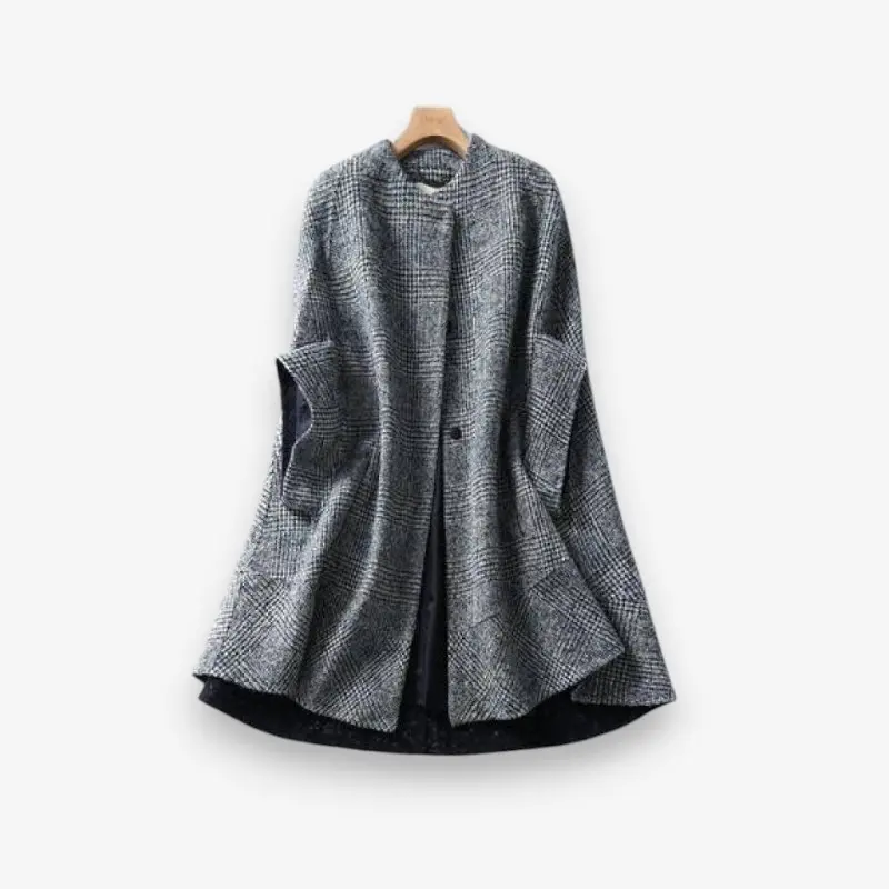 Cardigan mi-long femme manches courtes col rond