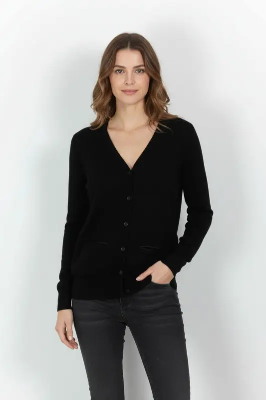 Cardigan Noir - Taille T.U.