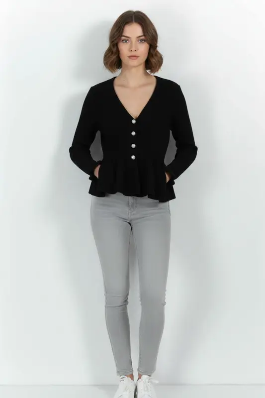 Cardigan Noir - Taille XS/34