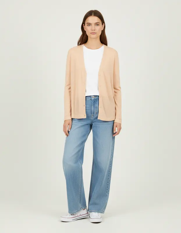 Cardigan rose/beige - Taille S/36