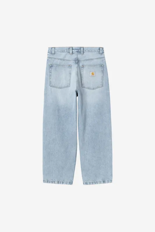 Carhartt Wip BRANDON PANT Blue heavy worn bleached