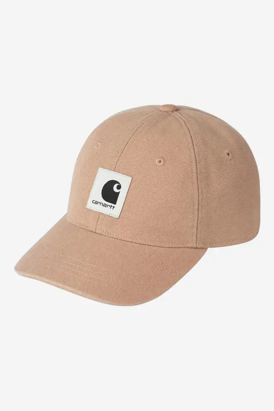 Carhartt Wip CANVAS CAP Dusty H Brown stone washed