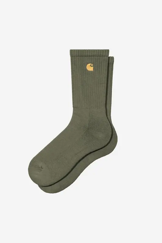 Carhartt Wip CHASE SOCKS Leaf / Gold