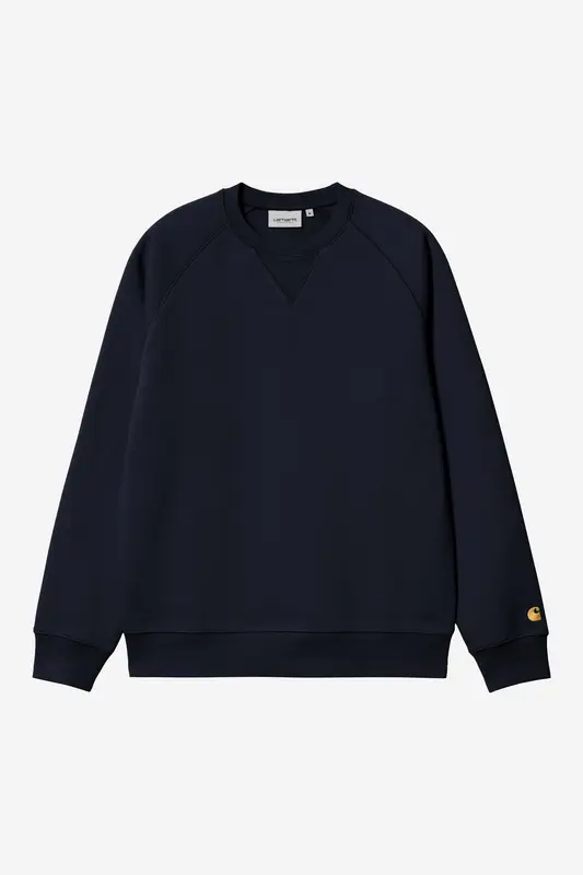 Carhartt Wip CHASE SWEAT Dark Navy / Gold