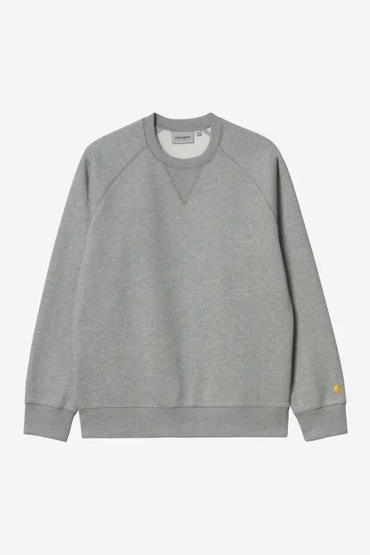 Carhartt Wip CHASE SWEAT Grey Heather / Gold