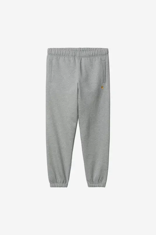 Carhartt Wip CHASE SWEAT PANT Grey Heather / Gold
