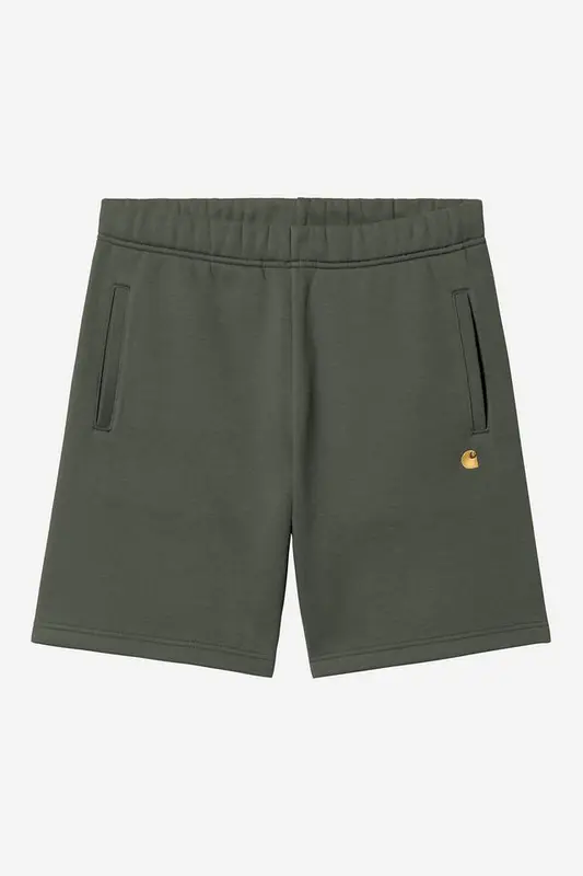 Carhartt Wip CHASE SWEAT SHORT Leaf / Gold