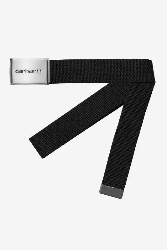 Carhartt Wip CLIP BELT CHROME Black