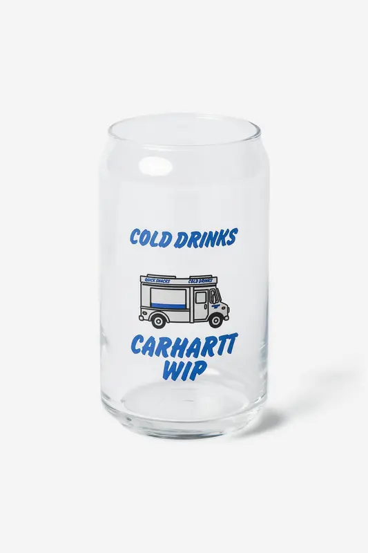 Carhartt Wip COLD DRINKS CAN GLASS Clear