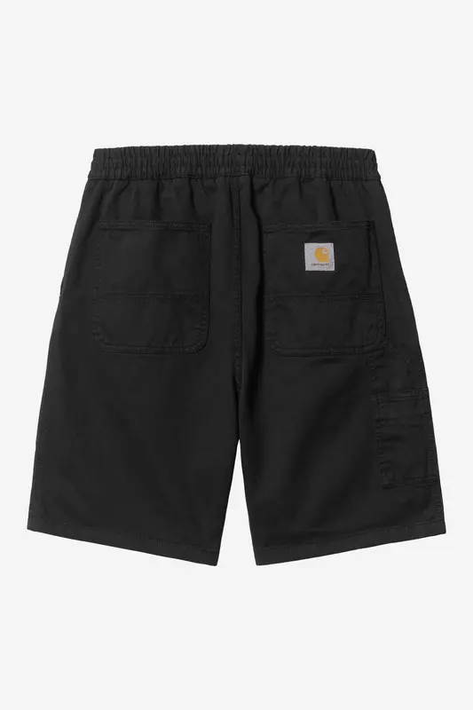 Carhartt Wip FLINT SHORT Black garment dyed