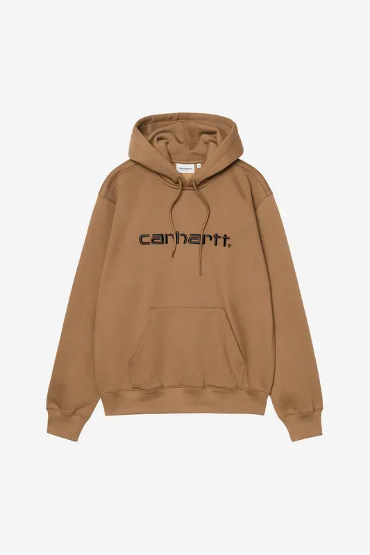 Carhartt Wip HOODED CARHARTT SWEAT WIP H Brown / Black