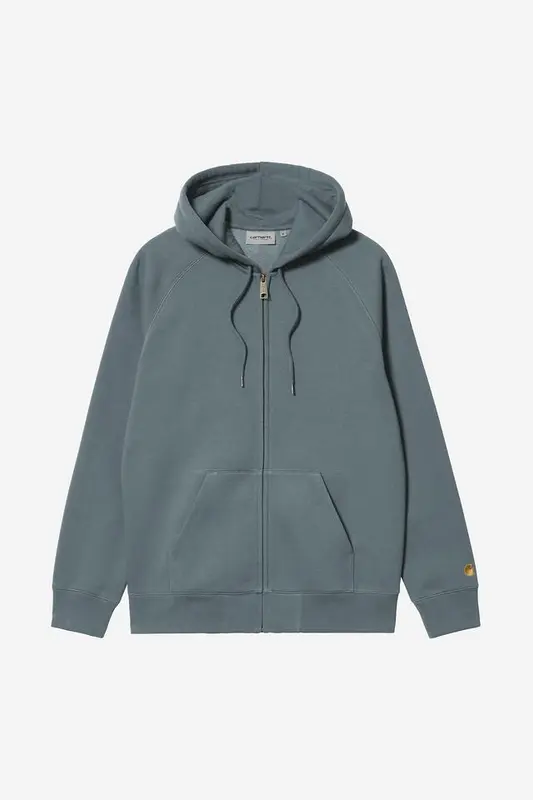 Carhartt Wip HOODED CHASE JACKET Cozy Blue / Gold