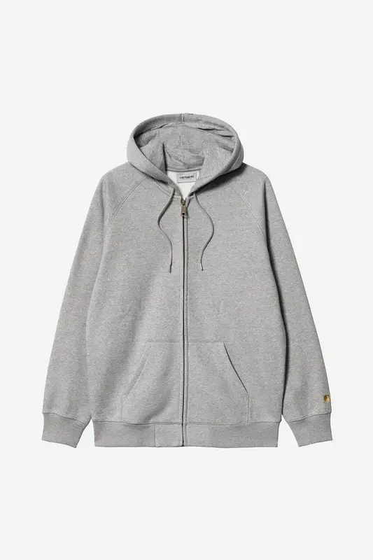 Carhartt Wip HOODED CHASE JACKET Grey Heather / Gold