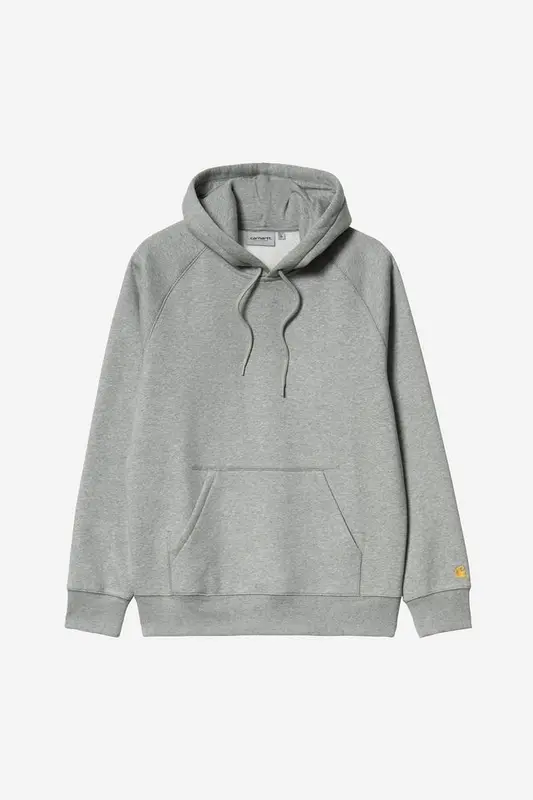 Carhartt Wip HOODED CHASE SWEAT Grey Heather / Gold