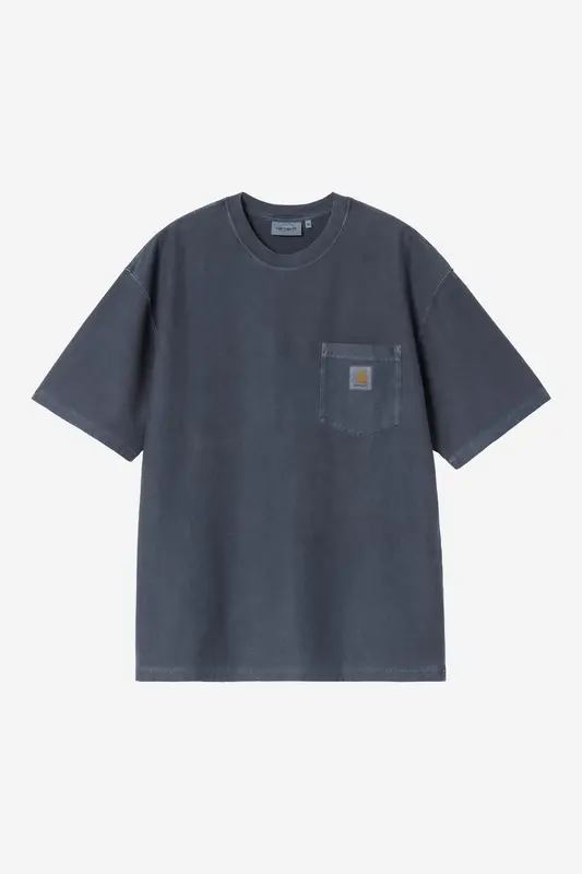 Carhartt Wip LOOSE POCKET S/S TEE Dark Navy garment dyed