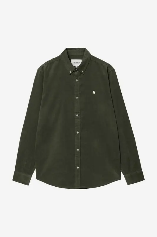 Carhartt Wip MADISON FINE CORD L/S SHIRT Opuntia / Wax