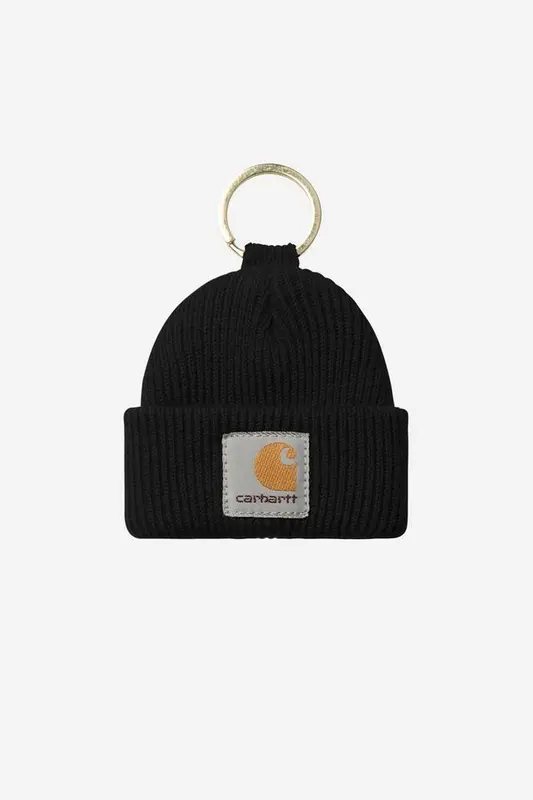 Carhartt Wip MINI WATCH HAT KEYCHAIN Black