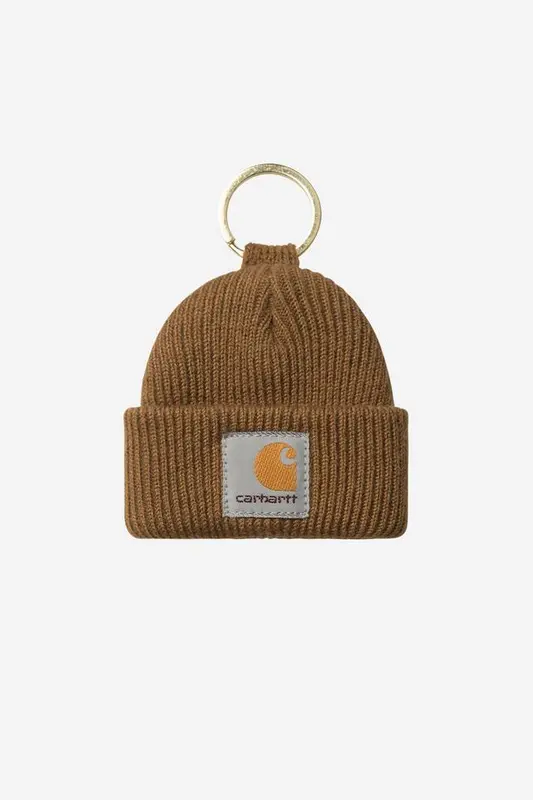 Carhartt Wip MINI WATCH HAT KEYCHAIN Hamilton Brown
