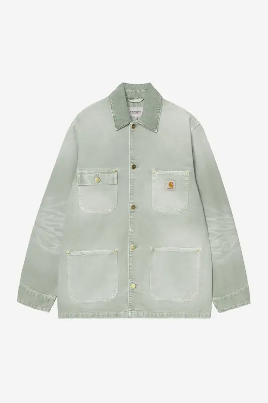 Carhartt Wip OG CHORE COAT Shady Green / Shady Green destroy wash