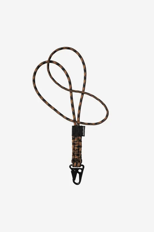 Carhartt Wip ROPE KEYCHAIN Hamilton Brown / Black