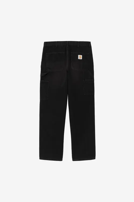 Carhartt Wip SINGLE KNEE PANT Black stone canvas